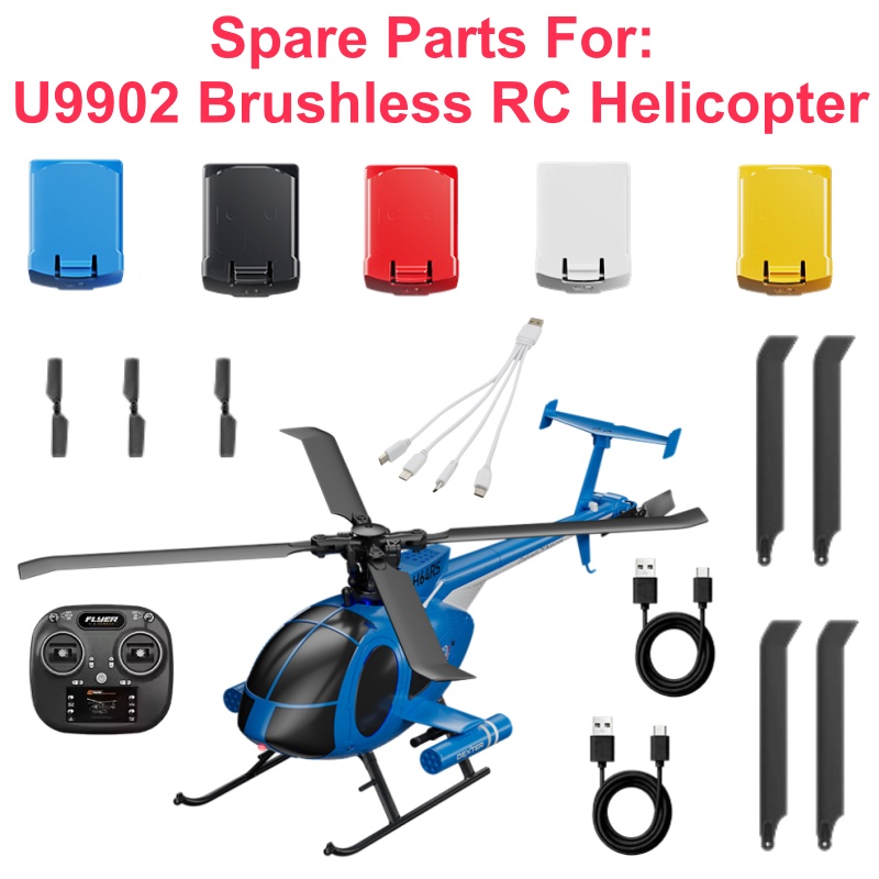 Rc Helicopter Coaxial - U9902 Бесщеточный оптический дрон с дистанционным