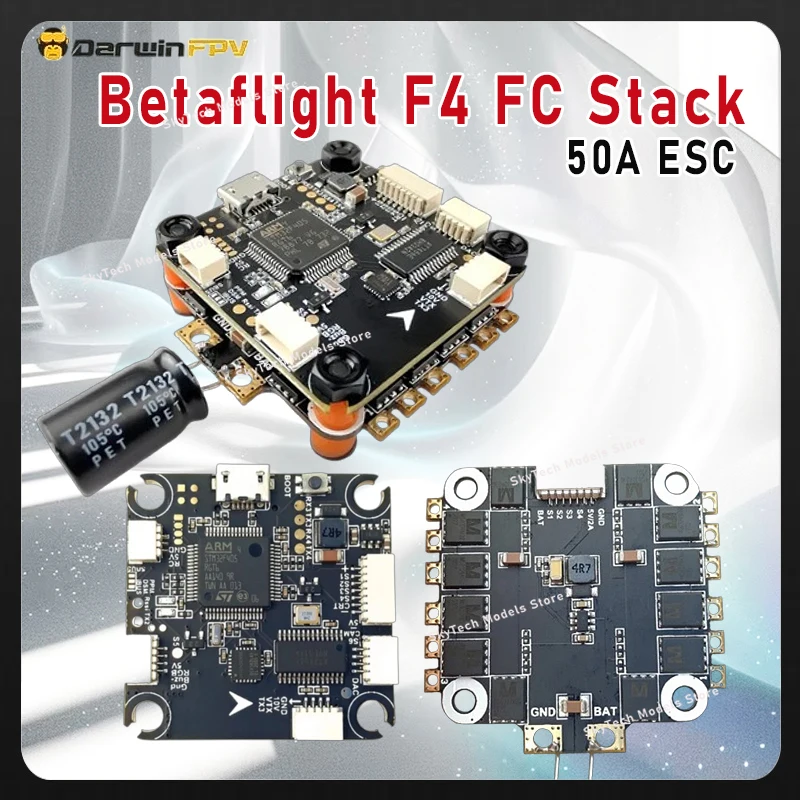 Betaflight Fc F4 - Комплект DarwinFPV Betaflight F4 FC Stack